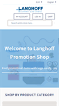 Mobile Screenshot of langhoffshop.com